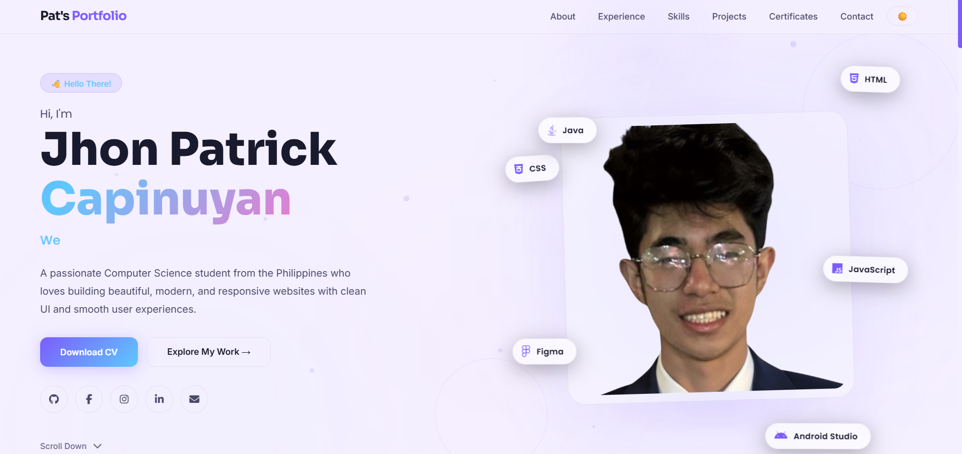 Portfolio Homepage